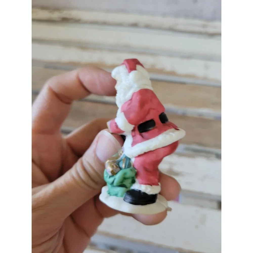 Santa's presents bag basket village‎ figurine acces
